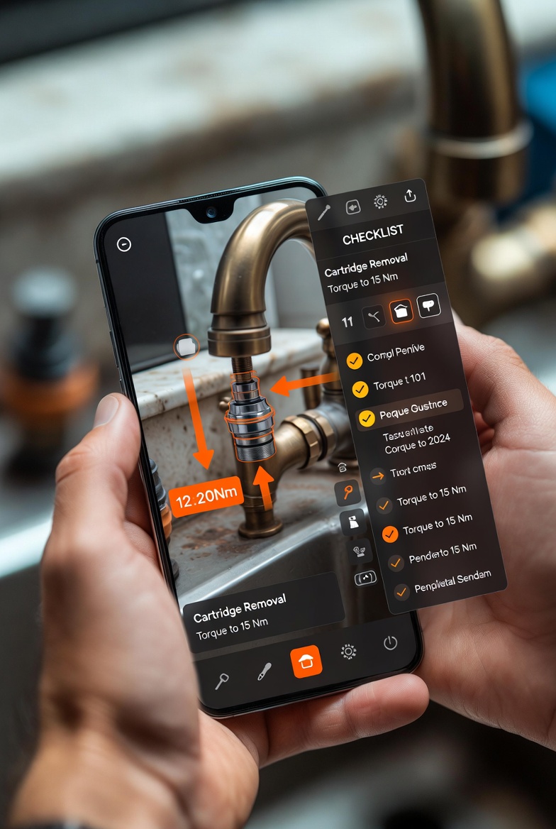 AR Guidance on phone during repair